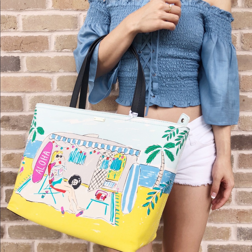 Kate Spade Hawaii exclusive Francis Large Tote - Picture 1 of 7